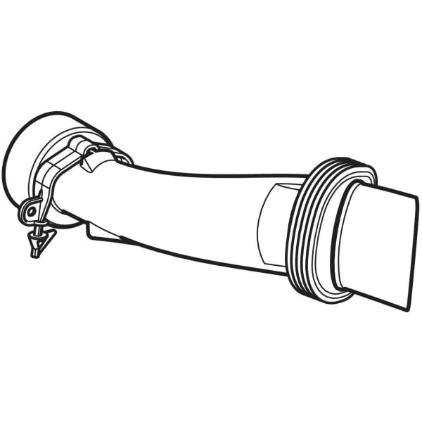 Geberit Typ SP40 Spülbogen komplett für WWC mit TurboFlush