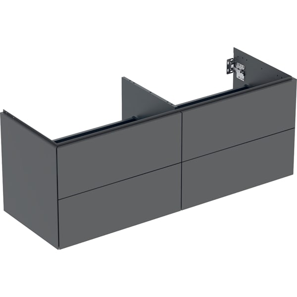 Geberit ONE Unterschrank für WT/-Platte 4 Schubl., 133,2x50,4x47cm, lava matt