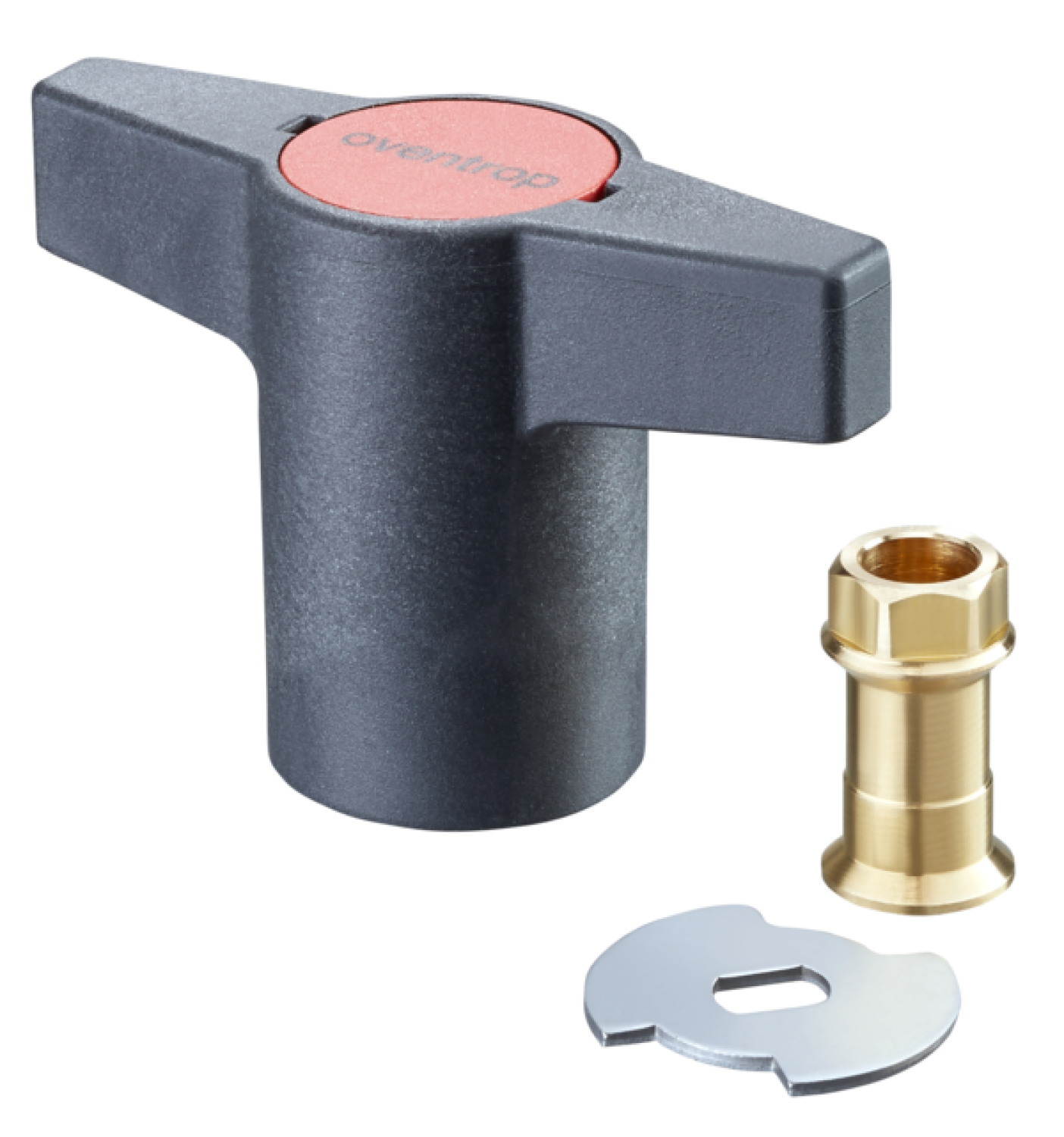 OVENTROP-Umrüstsatz Kunststoff Knebelgriff, bis 1/2"