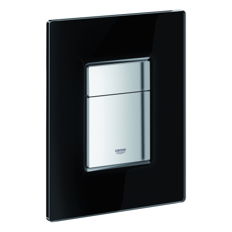 GROHE WC-Betätigung Skate Cosmopolitan 38845 mit Glasoberfläche velvet black