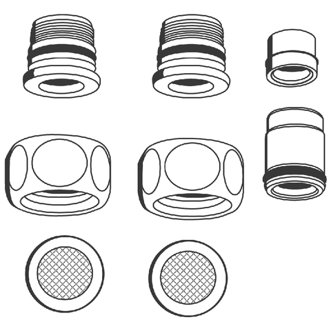 GROHE Anschlussverschraubung 47643 chrom