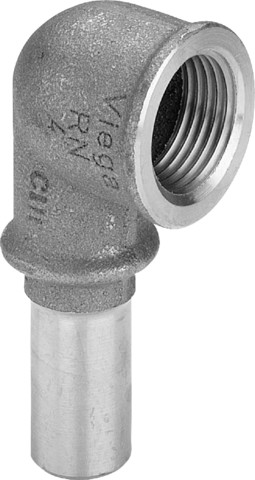 Viega Einsteckwinkel 90 Grad Sanpress 2214.3 in 15mm x Rp1/2 Siliziumbronze