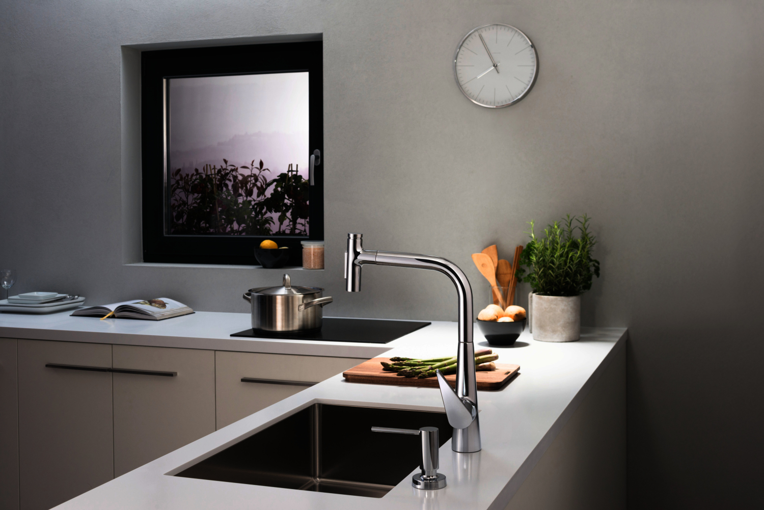 Hansgrohe Spültischmischer 300 Talis Select M51 Ausziehbrause 2jet sBox chrom