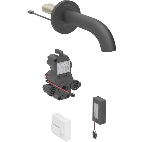 Geberit Piave WT-Arm., Wandmontage, Batterie für UP-Funkt.Box, o.Misch.,L:17cm, swm