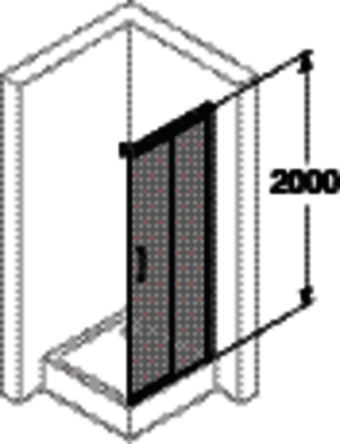 HP DA Classics 2 EasyEntry 4-Eck 1/2 GT E2 100/re H:2000 silber hochglanz klar