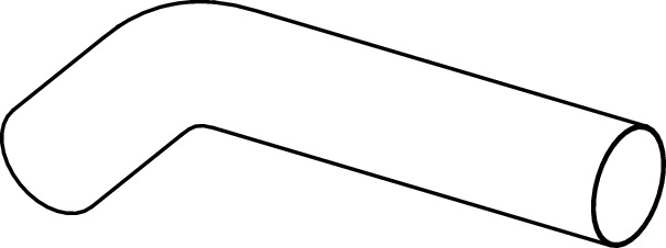 Viega Ablaufbogen 5535-100 in 32x180mm Messing verchromt