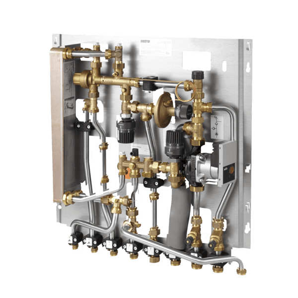 OVENTROP-Wohnungsstation Regudis W-HTF WÜ kupfer, 15 l/min, gemischter HK, HT