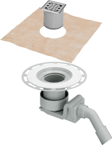 Viega Ablaufgarnitur 4927 in DN40xDN50 Kunststoff grau