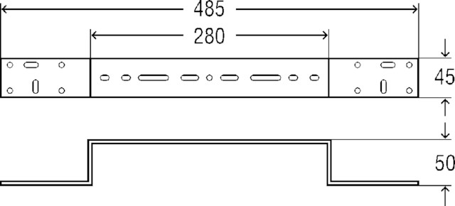 Viega Halterung 2021.4 in 80/100/150/200mm Stahl verzinkt