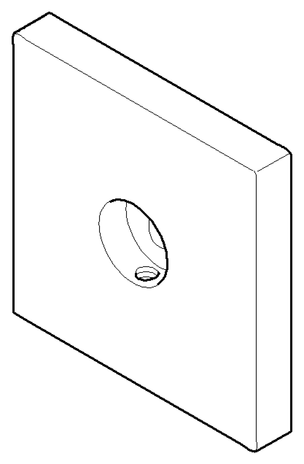 DO Halter für Duschgarnitur ET 081798507 60 x 60 x 25 mm Platin gebürstet
