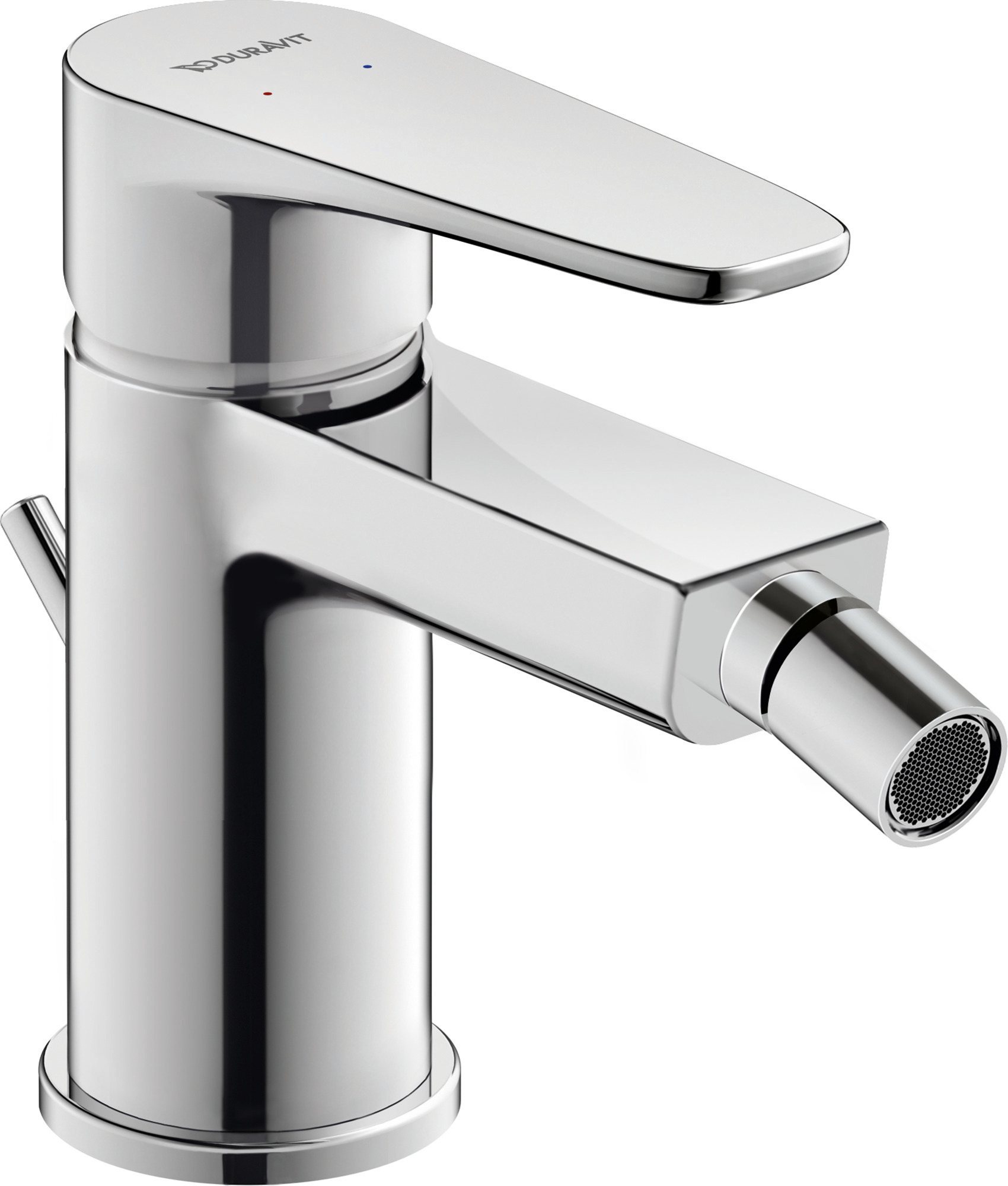 DU B1 Einhebel-Bidetmischer, 148x129x42, Chrom, Ausladung: 127mm, Normalstrahl