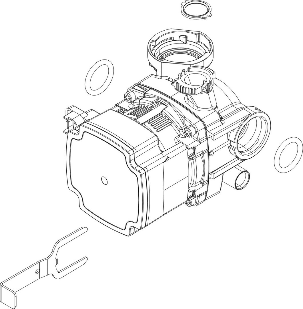 BOSCH Ersatzteil TTNR: 8737709169 Pumpe UPM3 15-75 CHG