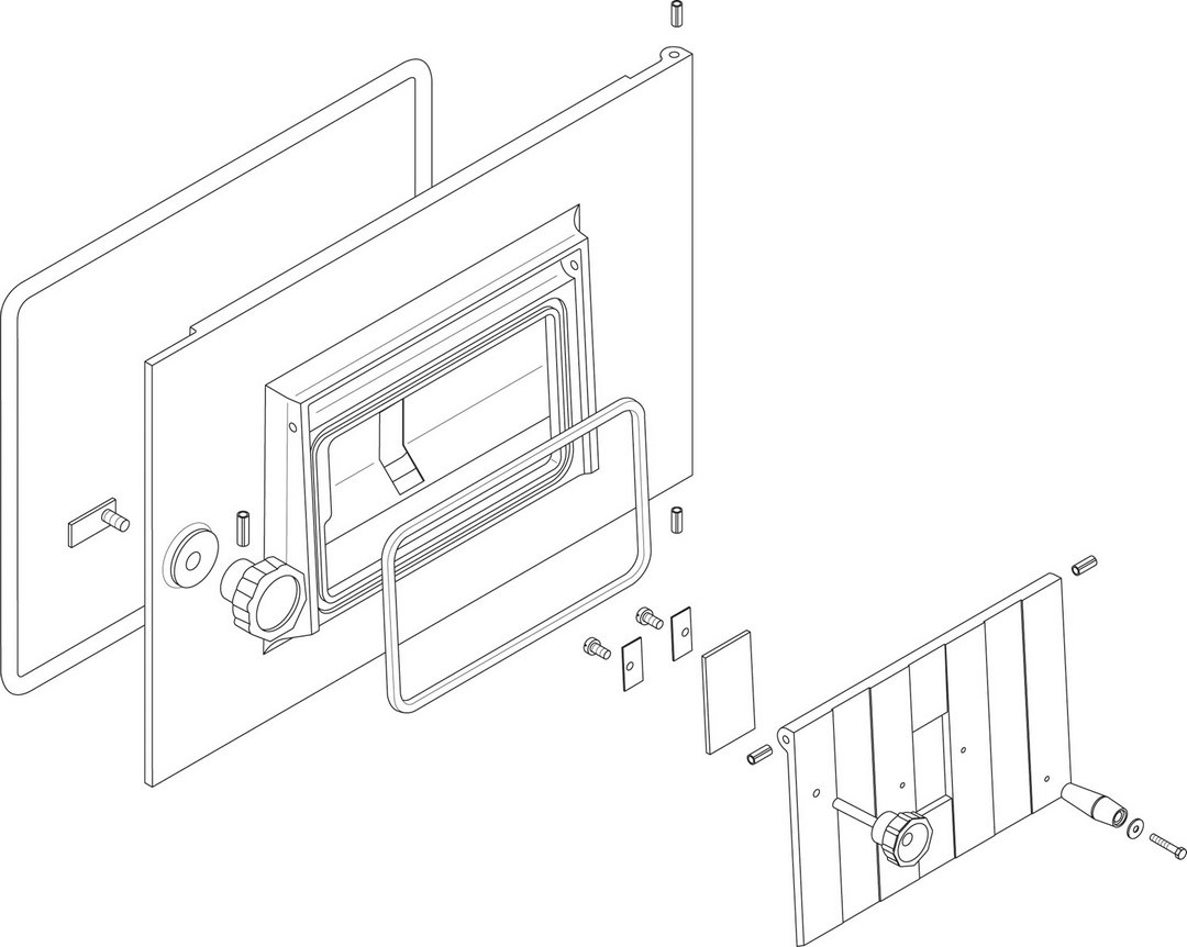 BOSCH Ersatzteil TTNR: 87399302300 Tür 12-16kW