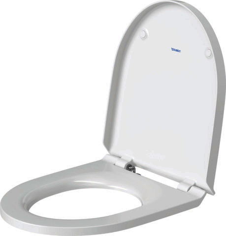 DU WC-Sitz Duravit No.1 o. Absenkautom. Scharniere edelstahl, weiß