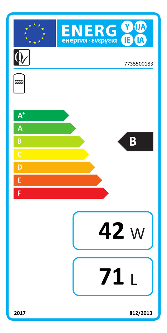BOSCH Ersatzteil TTNR: 7735500183 Schichtladespeicher 75 everp