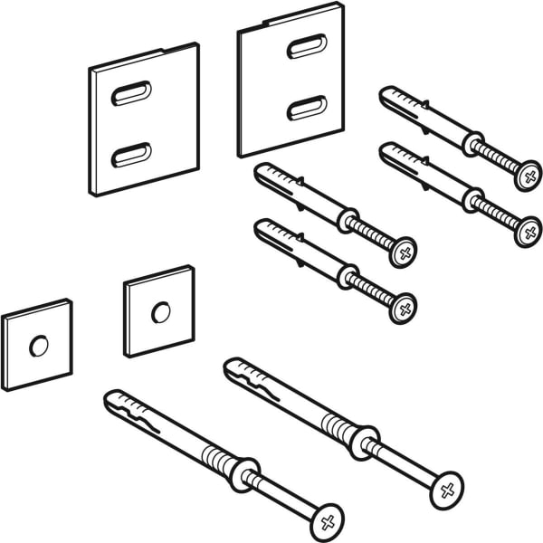 Geberit Befestigungsset für Option Basic Spiegel