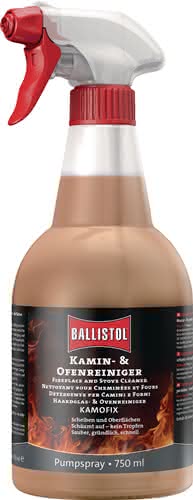 Kamin- u.Ofenreiniger KAMOFIX 750 ml Sprühflasche BALLISTOL Kamin- u.Ofenreiniger KAMOFIX 750 ml Sprühflasche BALLISTOL