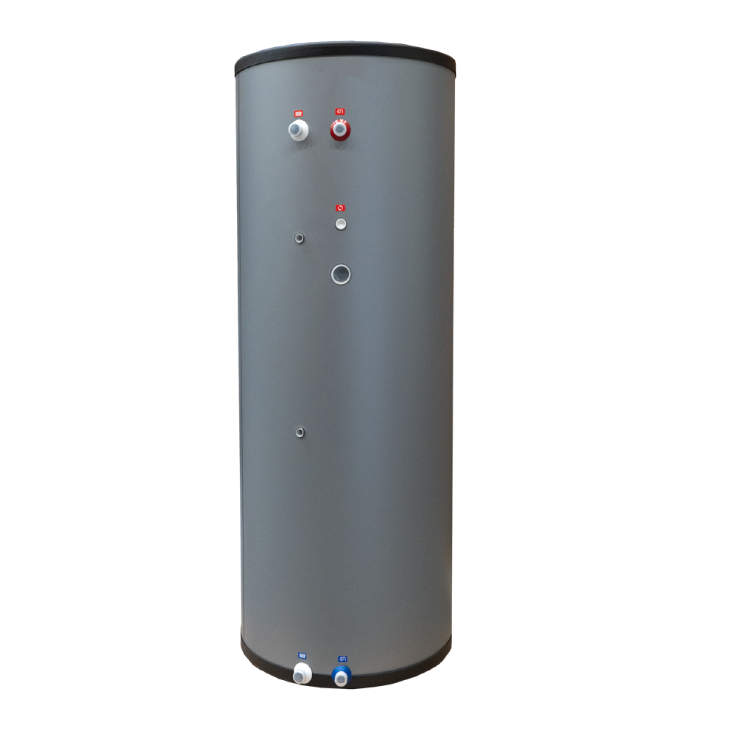 MHG Edelstahlspeicher WPS300-E, TWW für Wärmepumpe, 300 l, silber