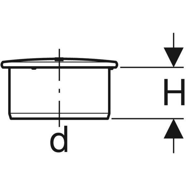 Geberit Silent-PP Muffenstopfen d40