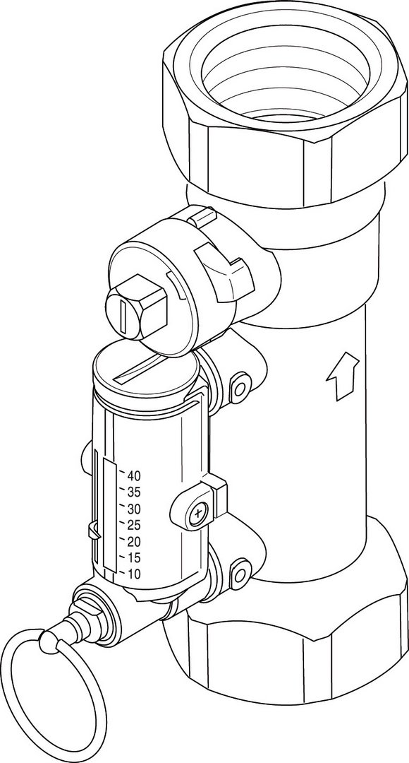 BOSCH Ersatzteil TTNR: 87185320970 Durchflussmesser 10-40 l/min