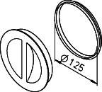 Helios FRS-VD 125 Verschlussdeckel DN 125