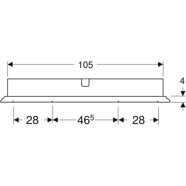 Geberit ONE Spiegelschrank mit Beleuchtung drei Türen, 115x100x16cm