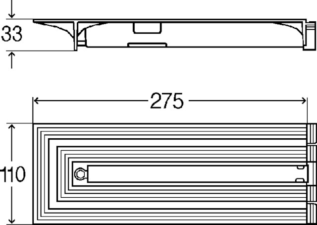 Viega Endverschlussstück Advantix Vario 4966.16 in 275x110mm Kunststoff