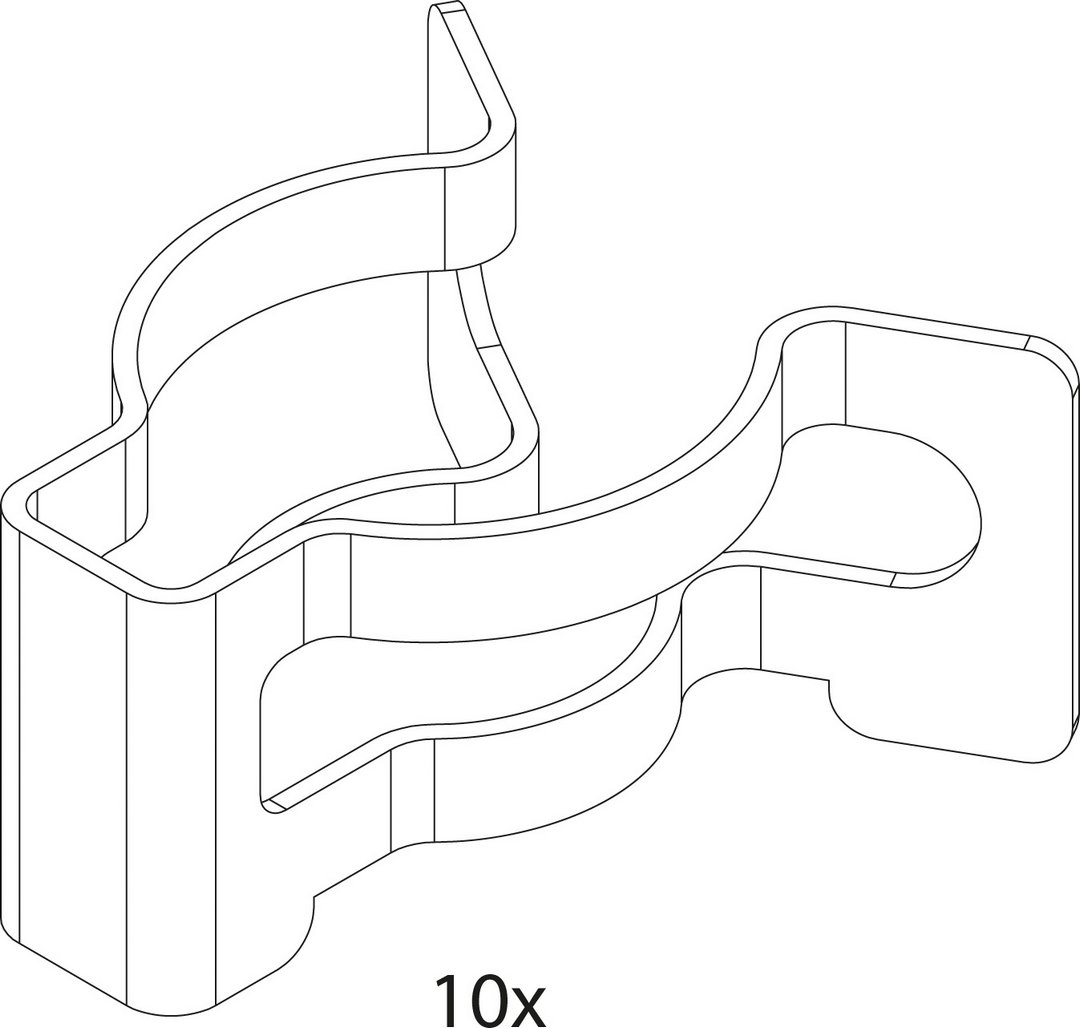 BOSCH Ersatzteil TTNR: 87112000240 Klammer (10x)