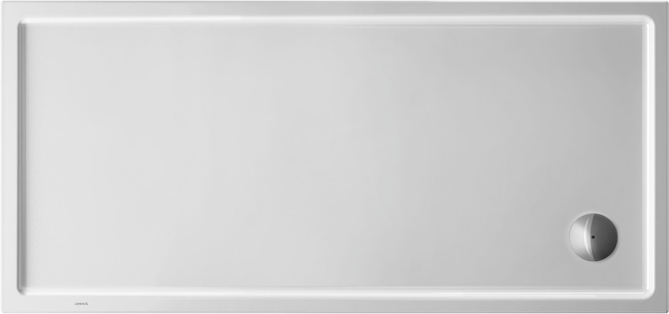 Duravit Starck Slimline Duschwanne, Rechteckig, 1600x750x60 mm, Weiß, Sanitä