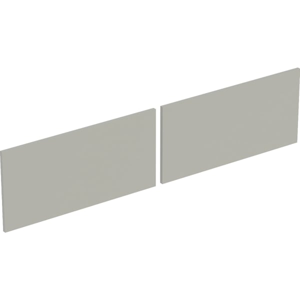 Geberit Set Schubladenfront (2 St.) für Xeno2 US für Breite WT 140 cm, greige