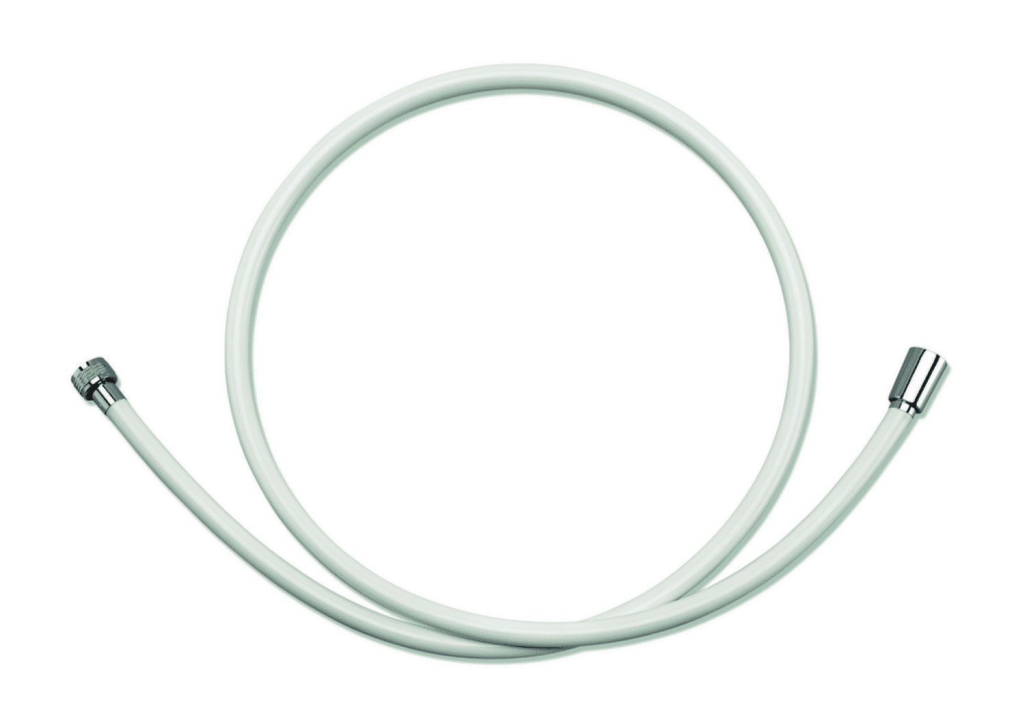 HEWI Brauseschlauch, L=2000 mm Weiß, Konus chrom