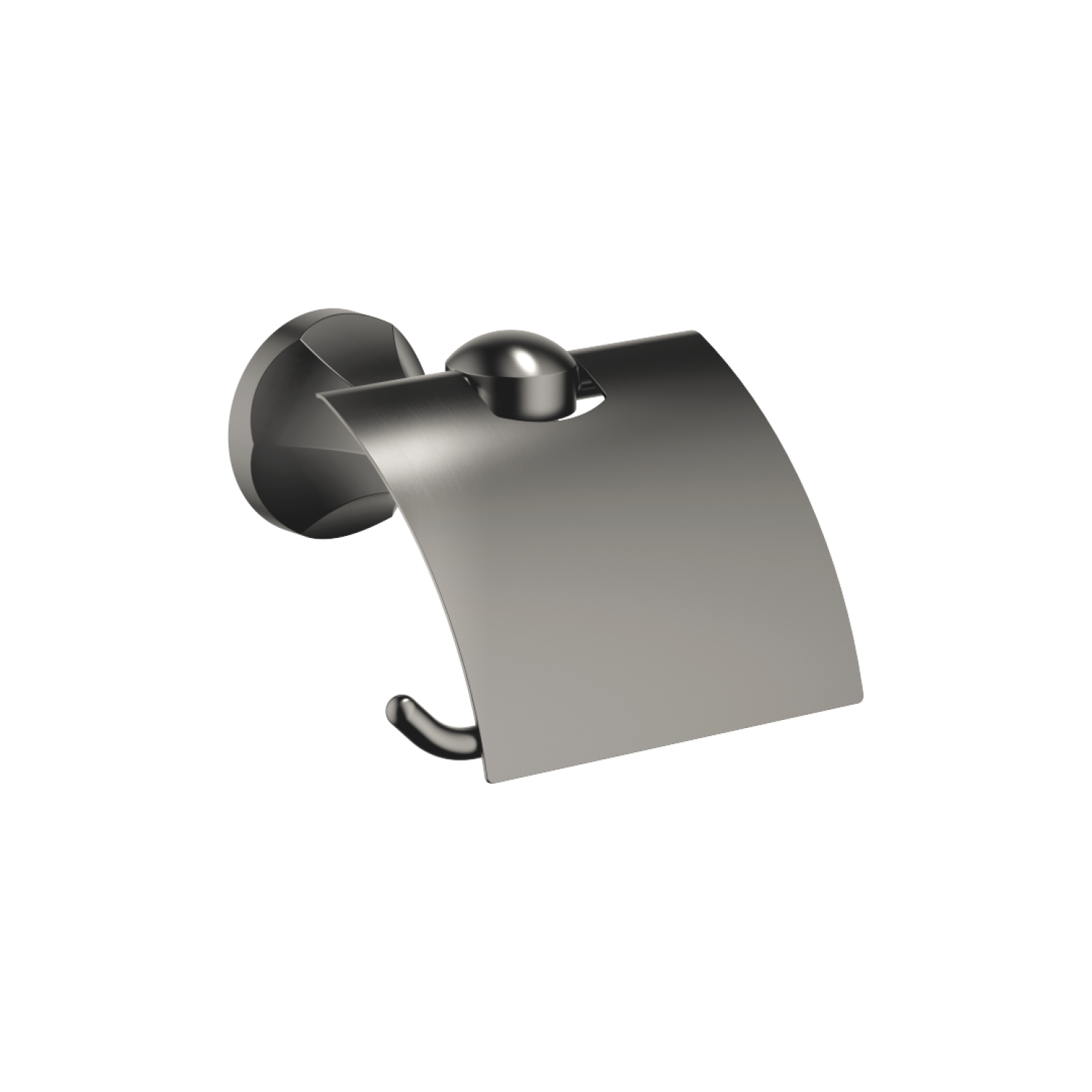 DO Papierrollenhalter mit Deckel MADISON 83510361 Dark Platinum gebürstet