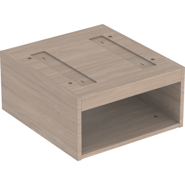 Geberit Korpus VariForm Unterschrank f. AS-WT mit zwei Schubladen, Eiche