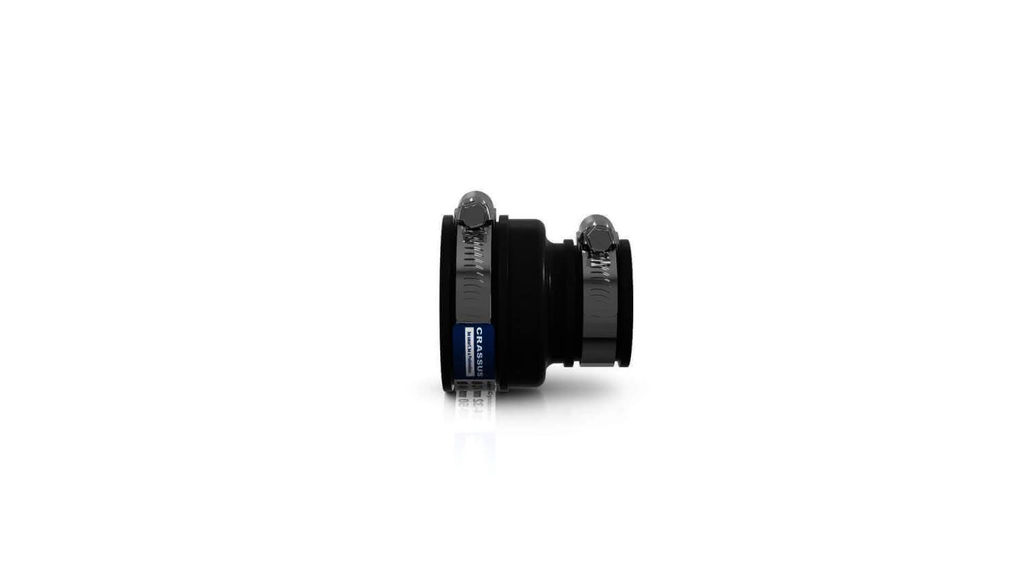 CR Adapterkupplung CAC 0501, bis 0,6 bar (40-50mm auf 24-32mm), TPE / V2A