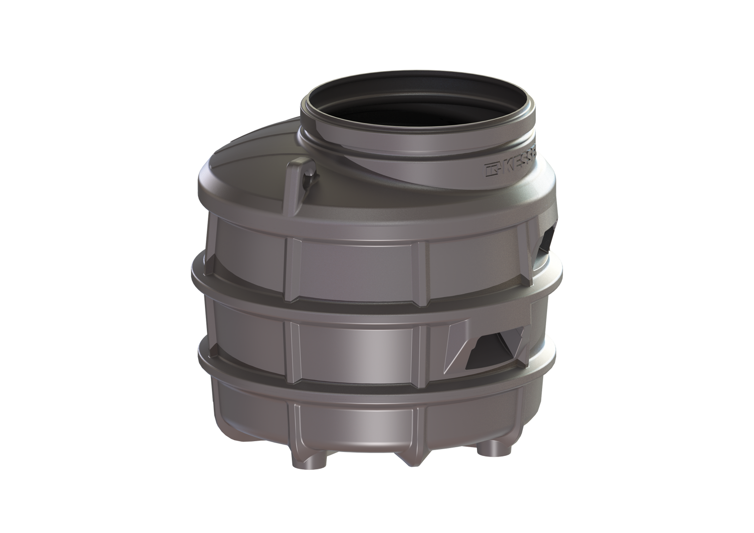 KESSEL-Standardschacht GT LW1000 Höhe 1050 mm, geschlossenes Bodenteil
