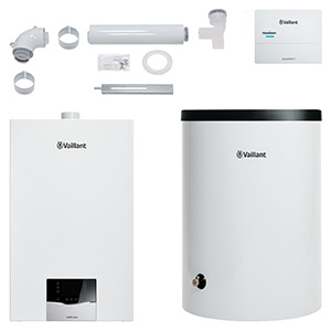 Vaillant Paket 1.640/2 ecoTEC plus VC 10CS/1-5, VRC 710, VIH R120, LAS starr Vaillant Paket 1.640/2 ecoTEC plus VC 10CS/1-5, VRC 710, VIH R120, LAS starr