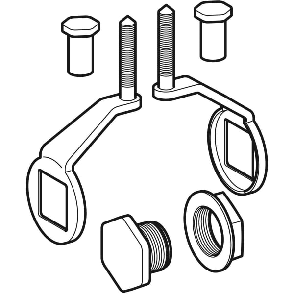 Geberit Befestigungsset für Deckel zu Geberit AP-Spk
