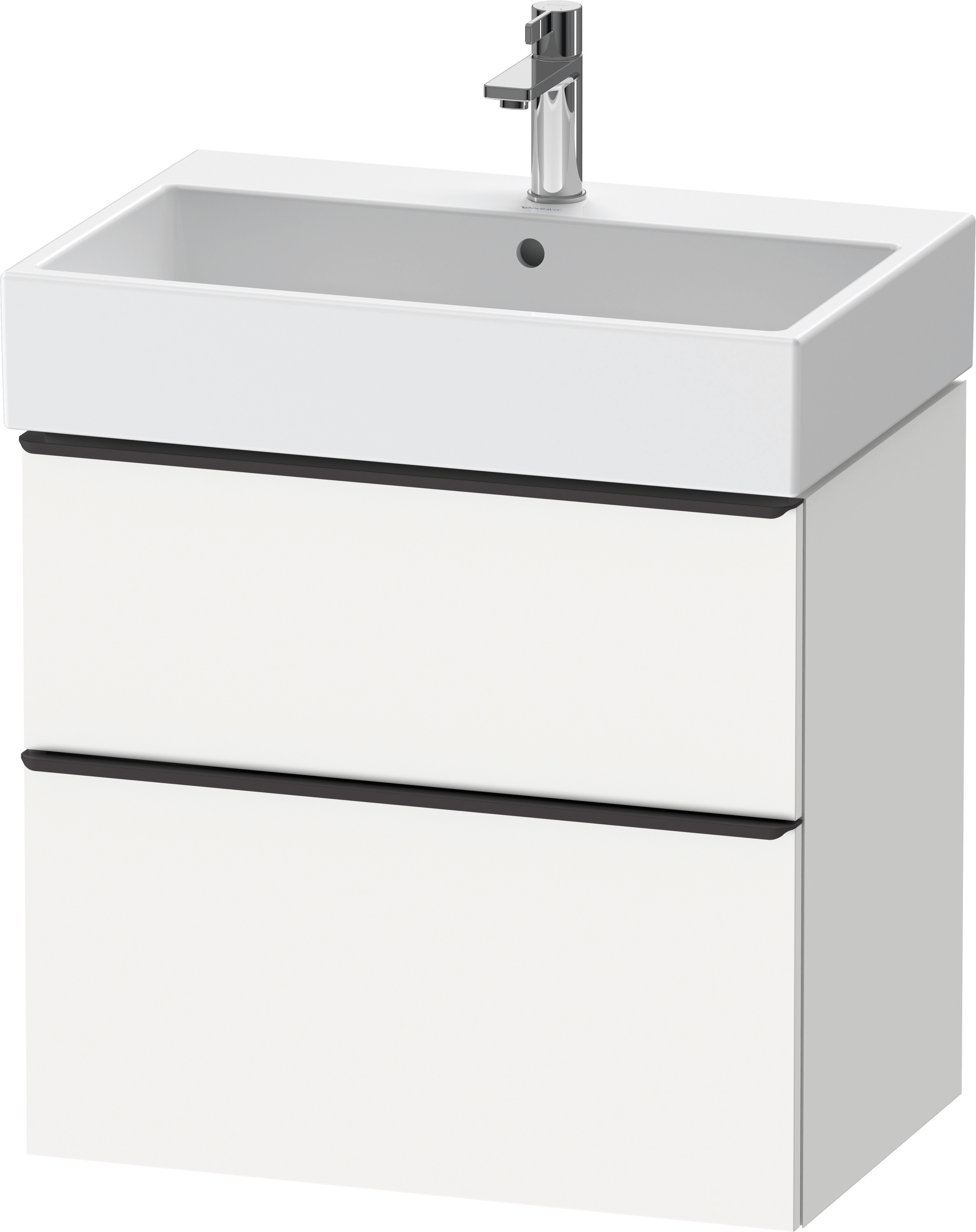 Duravit D-Neo WTU,Ausz:1,Schubk:1,GR:Dia.Schw 684x442x625mm,Wandh,Weiß Matt,Dekor
