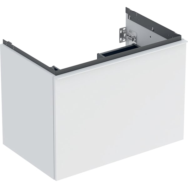 Geberit Acanto US für WT B:75cm, 1 Schubl. 1 i.Schubl., weiß matt