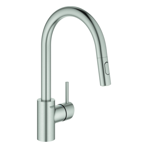 GROHE EH-SPT-Batterie Concetto 31483_2 h. Ausl. azb.Spülbrause supersteel