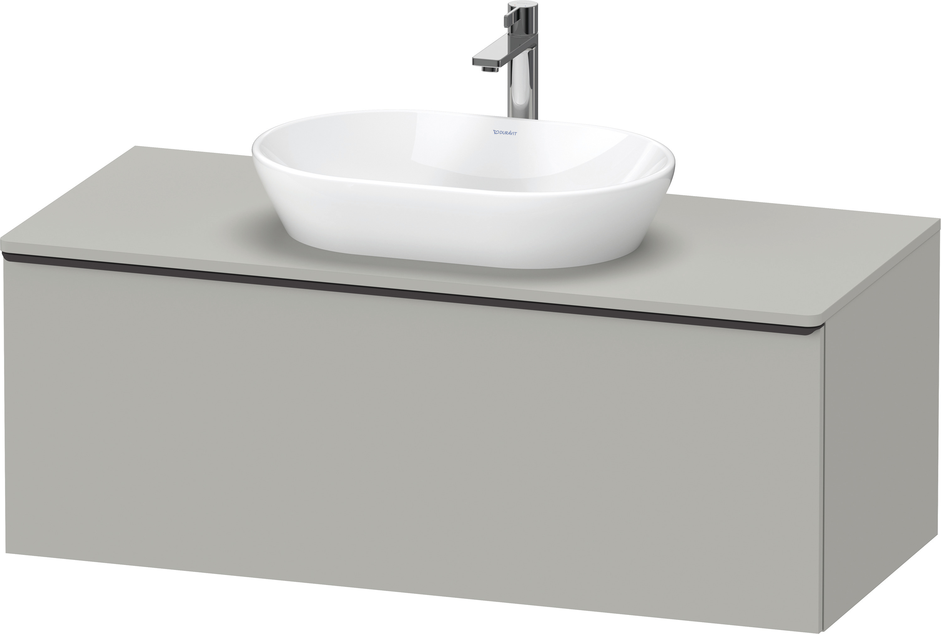 Duravit D-Neo,Kons-WTU,Ausz:1,Gr:Diam.Schwarz 1200x550x459mm,Wdh,Betongrau Matt,Dekor