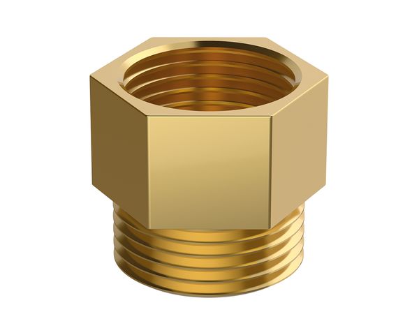 Flamco IG/AG Nippel 1/2" Messing, flachdichtend
