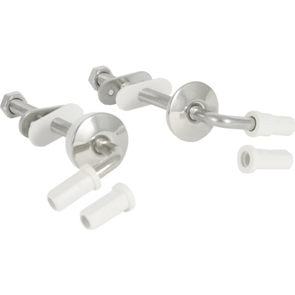 Geberit Set Scharniere für WC-Sitz Xeno und Plus4, Befestigung von unten