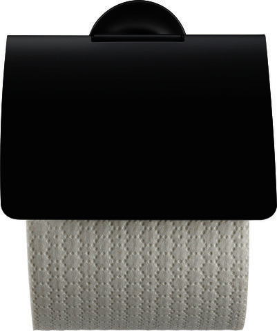 DU Starck T Papierrollenhalter, Schwarz Matt, 125x83x131