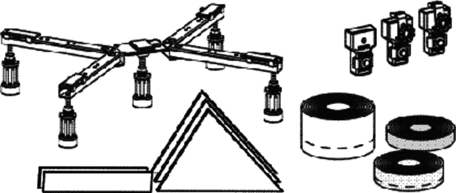 Duschwannen-Set BW-5 Maxi 3S+ Stahl