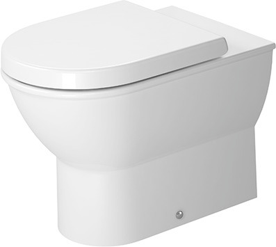 DU Stand-WC Darling New 570 mm Tiefspüler, Abg.waagr., BTW, weiß