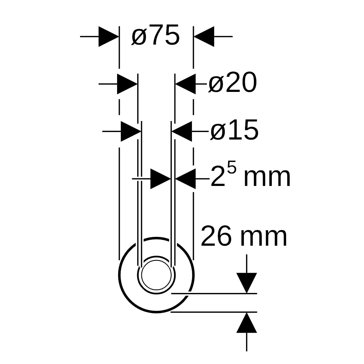 Geberit Mepla Systemrohr ML, rund vorgedämmt d20 L20m, Dämmung 26mm