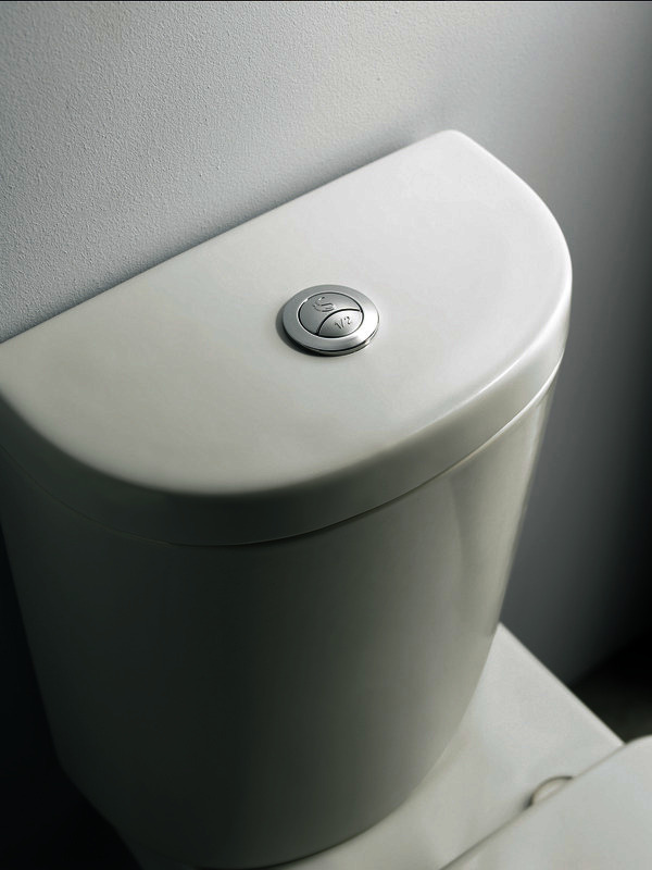 IS Spülkasten Connect Arc, 6 Liter, Zulauf unten, 360x175x375mm, Weiß m.IP