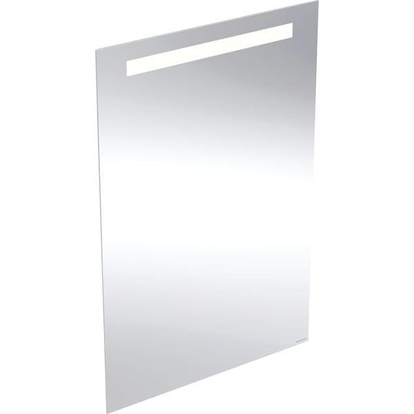 Geberit Option Basic Lichtspiegel, eckig Beleuchtung oben, 60x90x3cm, alu. elox