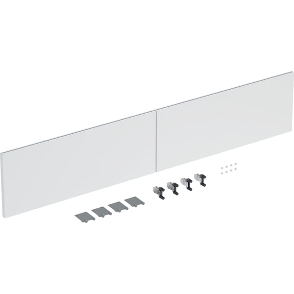 Geberit Schubladenfront Set (2 St.) für iCon US für DWT B:120cm, weiß matt